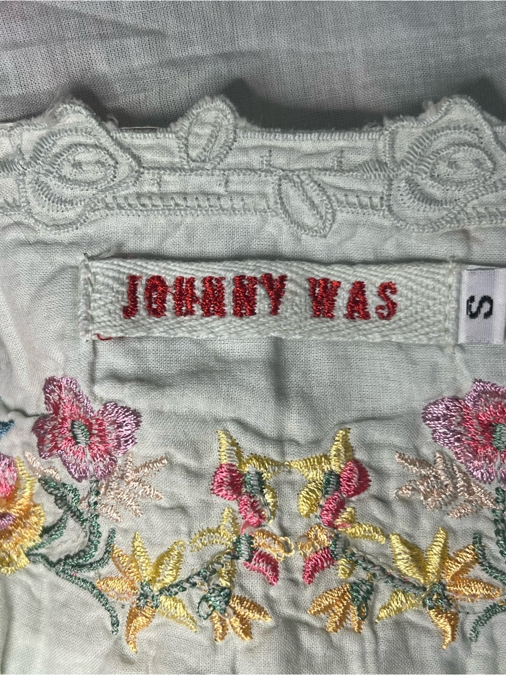 Vintage Johnny Was Floral Embroidered top - Picture 4 of 4